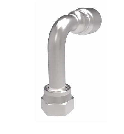 FEMALE 90 DEG BENT TUBE SWIVEL